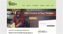 Desktop Screenshot of doctorsofhearinghealthcare.com